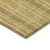 10' X 14' Gold And Copper Striped Washable Indoor Outdoor Area Rug