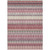9' X 12' Mauve Merlot And Ivory Southwestern Washable Indoor Outdoor Area Rug