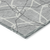 9' X 12' Gray And Ivory Geometric Washable Indoor Outdoor Area Rug