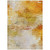 8' X 10' Orange Copper And Terra Cotta Abstract Washable Indoor Outdoor Area Rug