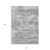 8' X 10' Silver And Gray Abstract Washable Indoor Outdoor Area Rug Transitional Style - Silver, Gray Color