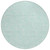 8' Aqua And Ivory Round Geometric Washable Indoor Outdoor Area Rug Transitional Style - Aqua, Ivory Color