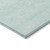 8' Aqua And Ivory Round Geometric Washable Indoor Outdoor Area Rug Transitional Style - Aqua, Ivory Color