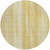 8' Gold Wheat And Ivory Round Botanical Leaves Washable Indoor Outdoor Area Rug