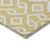 10' X 14' Gold And Ivory Geometric Washable Indoor Outdoor Area Rug