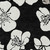 10' X 14' Black Ivory And Gray Floral Washable Indoor Outdoor Area Rug