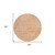 8' Orange And Ivory Round Abstract Washable Indoor Outdoor Area Rug - Orange, Ivory