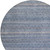 8' Blue And Sky Blue Round Striped Washable Indoor Outdoor Area Rug