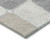 8' Beige And Gray Round Geometric Washable Indoor Outdoor Area Rug - Beige, Gray