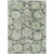 9' X 12' Artichoke Green And Olive Green Floral Washable Indoor Outdoor Area Rug - Artichoke Green, Olive Green