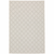 8' x 10' Gray and Ivory Geometric Stain Resistant Indoor Outdoor Area Rug