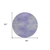8' Plum And Purple Round Abstract Washable Indoor Outdoor Area Rug