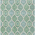 10' X 14' Sage Ivory And Teal Blue Floral Medallion Washable Indoor Outdoor Area Rug