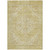 8' X 10' Gold Tan And Beige Oriental Washable Indoor Outdoor Area Rug