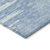 10' X 14' Sky Blue And Denim Blue Abstract Washable Indoor Outdoor Area Rug