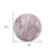 8' Round Pink Round Abstract Washable Non Skid Indoor Outdoor Area Rug - Pink