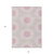 8' X 10' Pink Blush And Ivory Floral Medallion Washable Indoor Outdoor Area Rug