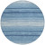 8' Blue And Ivory Round Abstract Washable Indoor Outdoor Area Rug - 880016583748