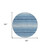 8' Blue And Ivory Round Abstract Washable Indoor Outdoor Area Rug - 880016583748