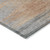 10' X 14' Salmon Gray And Charcoal Abstract Washable Indoor Outdoor Area Rug