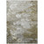 9' X 12' Brown Taupe And Ivory Abstract Washable Indoor Outdoor Area Rug