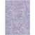 9' X 12' Lavender Purple And Ivory Paisley Washable Indoor Outdoor Area Rug