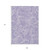 9' X 12' Lavender Purple And Ivory Paisley Washable Indoor Outdoor Area Rug