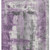 9' X 12' Purple And Ivory Abstract Washable Indoor Outdoor Area Rug - Purple, Ivory