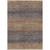 9' X 12' Eggplant And Brown Geometric Washable Indoor Outdoor Area Rug