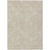 10' X 14' Beige Tan And Ivory Floral Washable Indoor Outdoor Area Rug - Beige, Tan, Ivory