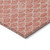 10' X 14' Salmon And Ivory Geometric Washable Indoor Outdoor Area Rug Transitional Style - Salmon, Ivory Color