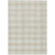 9' X 12' Ivory And Beige Plaid Washable Indoor Outdoor Area Rug - Ivory, Beige