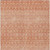 9' X 12' Salmon Gold And Ivory Tribal Washable Indoor Outdoor Area Rug