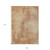 9' X 12' Terra Cotta And Copper Abstract Washable Indoor Outdoor Area Rug