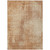 9' X 12' Terra Cotta And Copper Abstract Washable Indoor Outdoor Area Rug