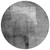 8' Gray Silver And Charcoal Round Abstract Washable Indoor Outdoor Area Rug Transitional Style - Gray, Silver, Charcoal Color