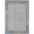 8' X 10' Taupe Beige And Blue Geometric Washable Indoor Outdoor Area Rug