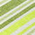 9' X 12' Green and Yellow Striped Washable Indoor Outdoor Area Rug