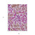 9' X 12' Lavender Blush And Purple Floral Washable Indoor Outdoor Area Rug