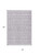 10' X 14' Lavender And Ivory Geometric Washable Indoor Outdoor Area Rug Transitional Style - Lavender, Ivory Color