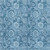 8' X 10' Blue And Denim Blue Floral Washable Indoor Outdoor Area Rug