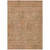 8' X 10' Copper Brown And Beige Geometric Washable Indoor Outdoor Area Rug
