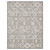 5’ x 7’ Gray Ivory Aztec Pattern Indoor Outdoor Area Rug