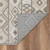 5’ x 7’ Gray Ivory Aztec Pattern Indoor Outdoor Area Rug