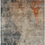 10' X 14' Khaki Gray And Copper Abstract Washable Indoor Outdoor Area Rug