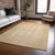 10' X 14' Beige And Rust Floral Medallion Washable Indoor Outdoor Area Rug