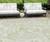 10' X 14' Sage Green And Ivory Paisley Washable Indoor Outdoor Area Rug