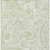 10' X 14' Sage Green And Ivory Paisley Washable Indoor Outdoor Area Rug