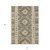 10' X 14' Beige Geometric Washable Indoor Outdoor Area Rug