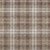 8' X 10' Brown Beige And Gold Plaid Washable Indoor Outdoor Area Rug
